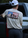 American Fetcher -Patriot Puppies — Latte Shirt