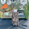 American Flyway Waterfowl- Mossy Oak Bottomland Logo Drink Koozies - Skinny Can