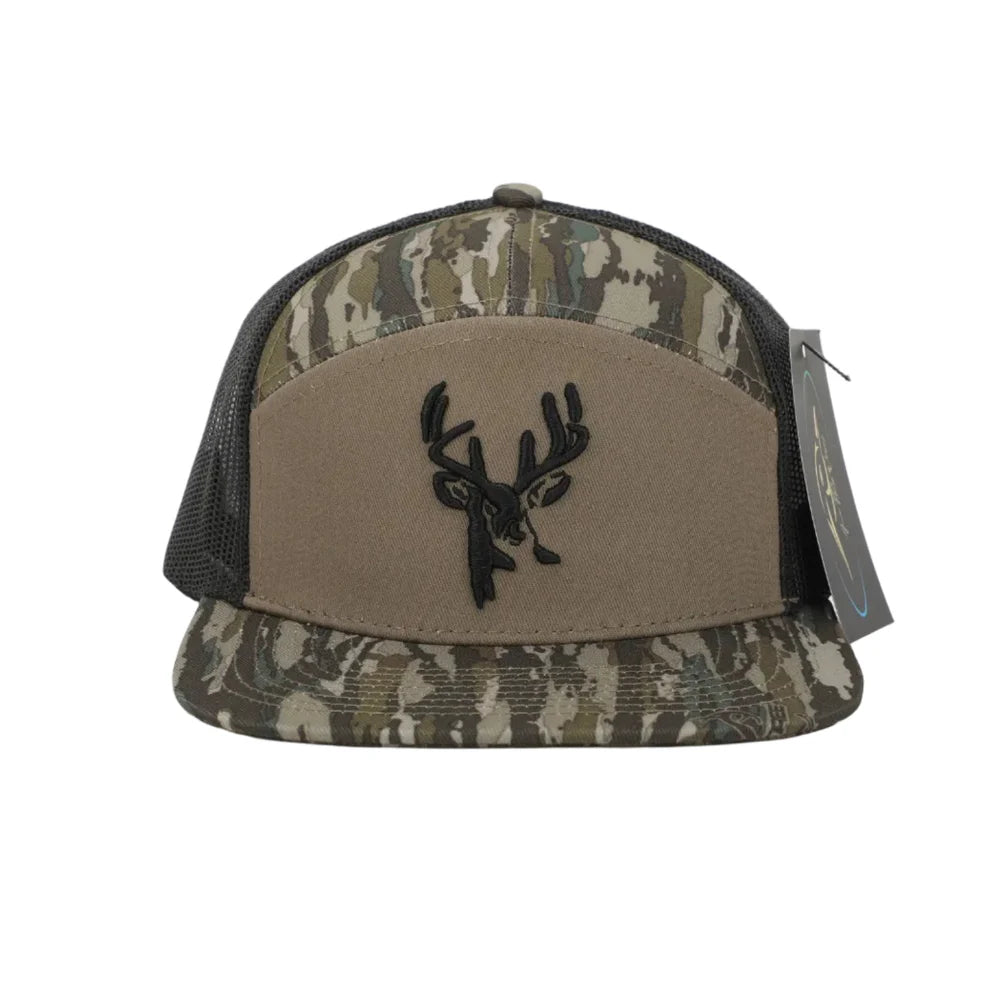 American Flyway Waterfowl- Realtree Original 7 Panel Buck Logo Hat