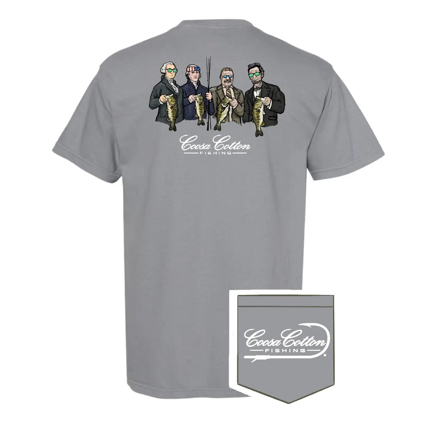 Coosa Cotton- Short Sleeve Pocket Tee | Mt Rushmore | Wrought Iron