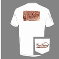 Coosa Cotton- Short Sleeve Pocket Tee | Poles Down | White
