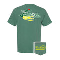Coosa Cotton- Short Sleeve Pocket Tee | Spring Classic | Light Green