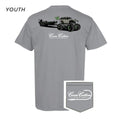 Coosa Cotton- Youth Short Sleeve Pocket Tee | Monster Truck | Wrought Iron