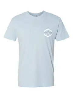 Honey Hole Outdoors- Short Sleeve - Redfish Hex - Lt Blue