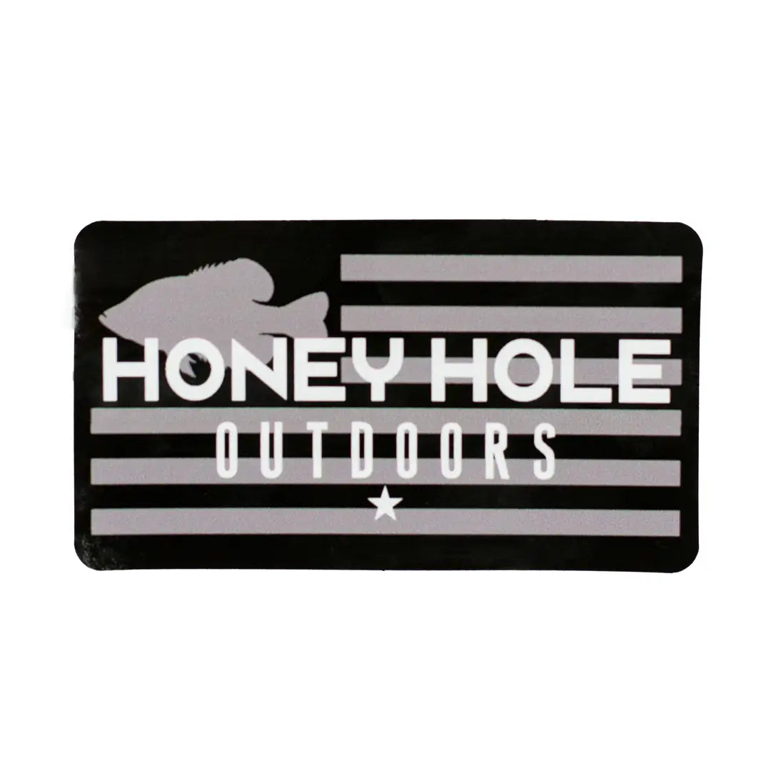 Honey Hole Outdoors- Sticker - Grey Flag