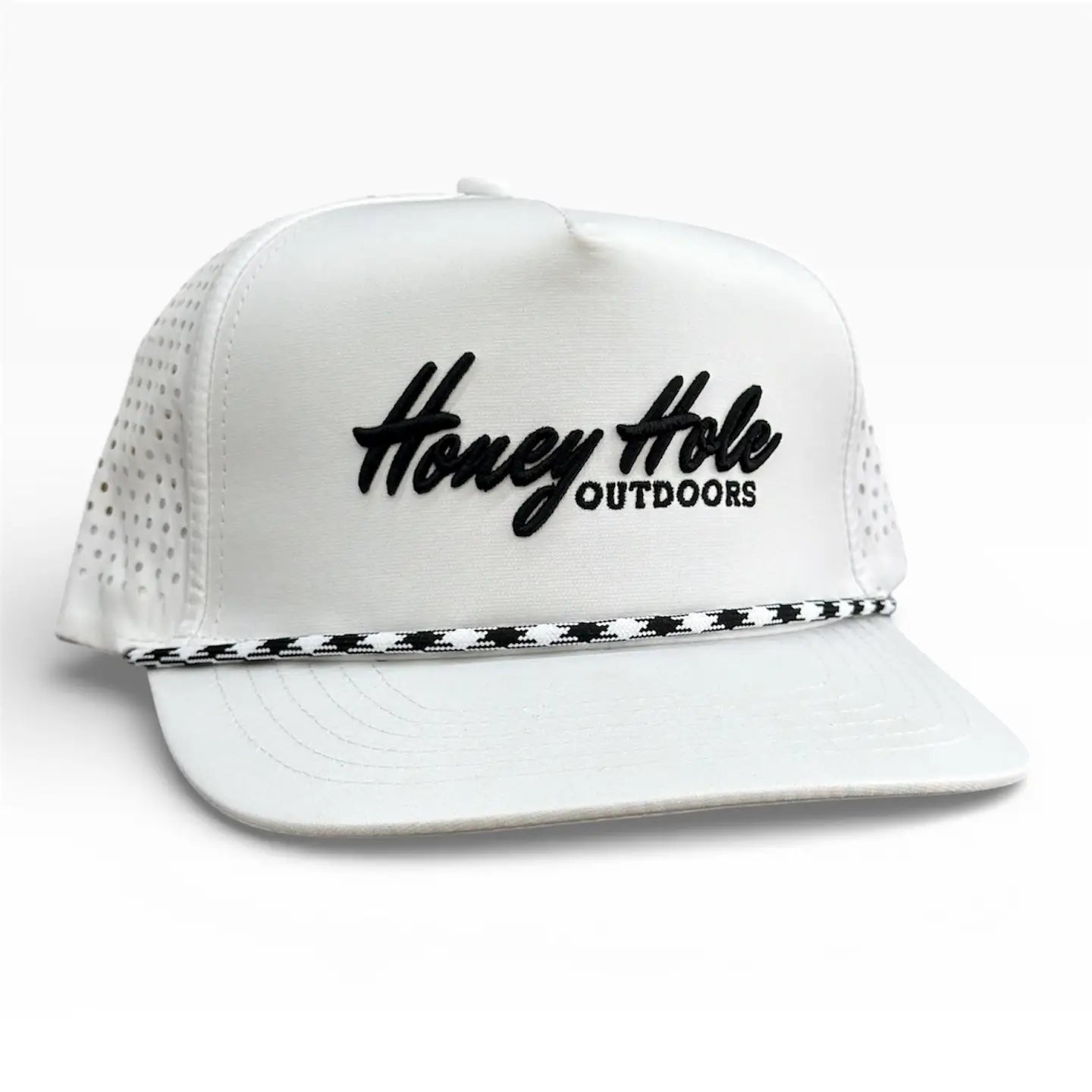 Honey Hole Outdoors- Performance Rope Hat - Heritage - White