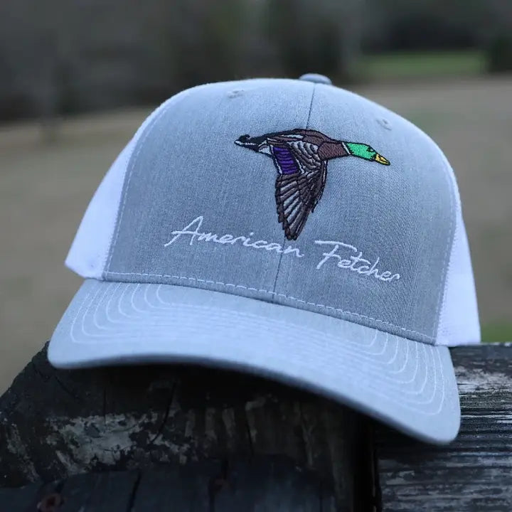 American Fetcher -Heather Grey/White Mallard