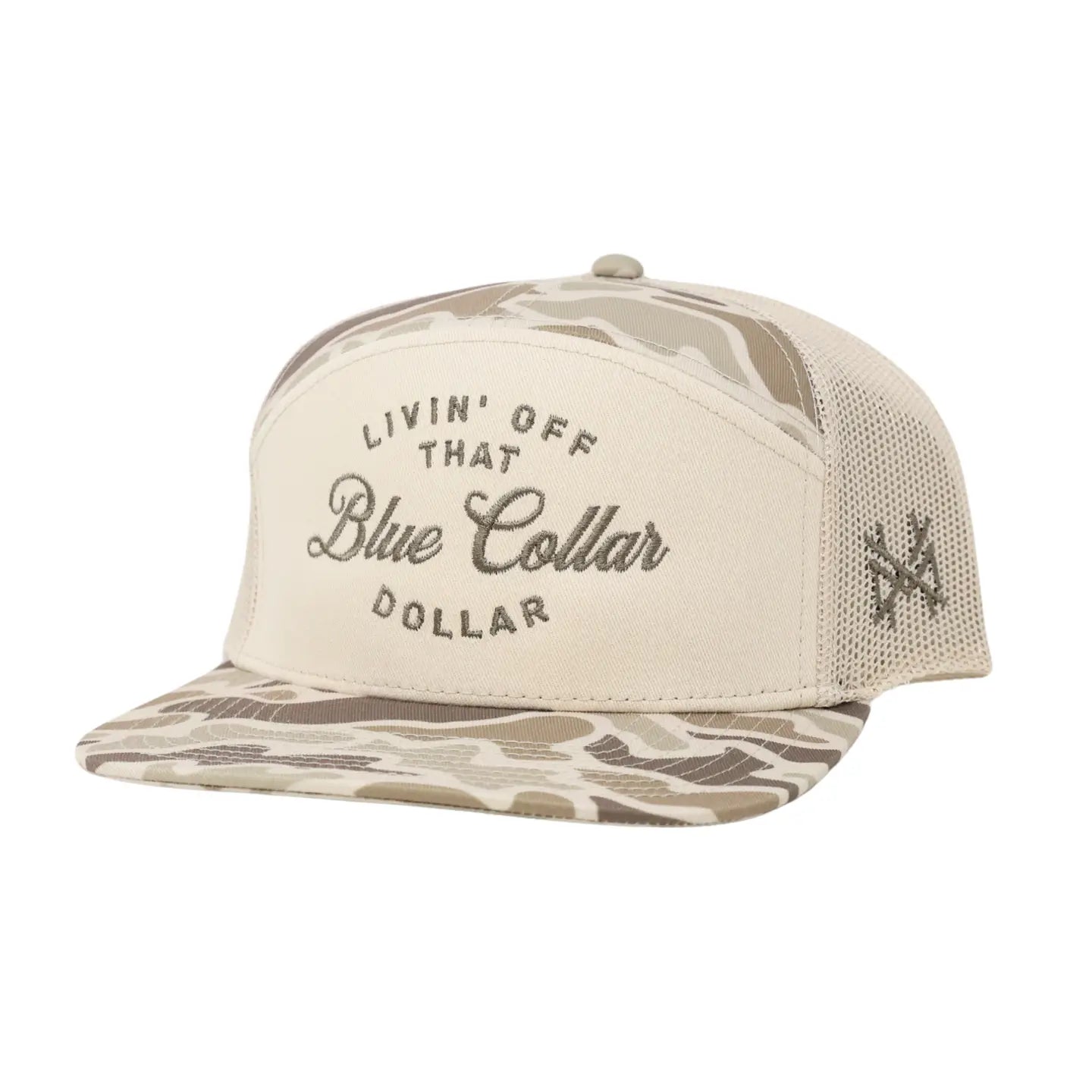 The Mad Hatter Co. - Blue Collar Dollar Trucker Hat