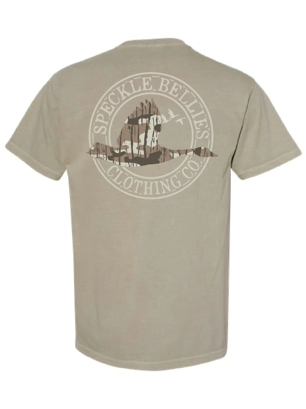 Speckle Bellies- Down South Camo Circle Logo