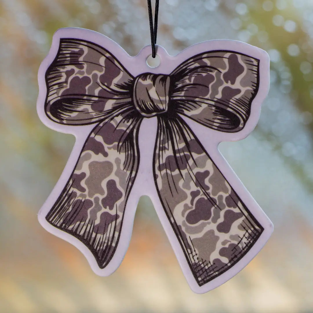 Scent South- Duck Camo Bow - Air Freshener